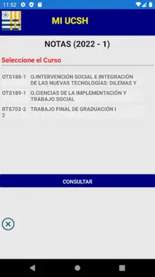 UCSH Estudiante android App screenshot 3